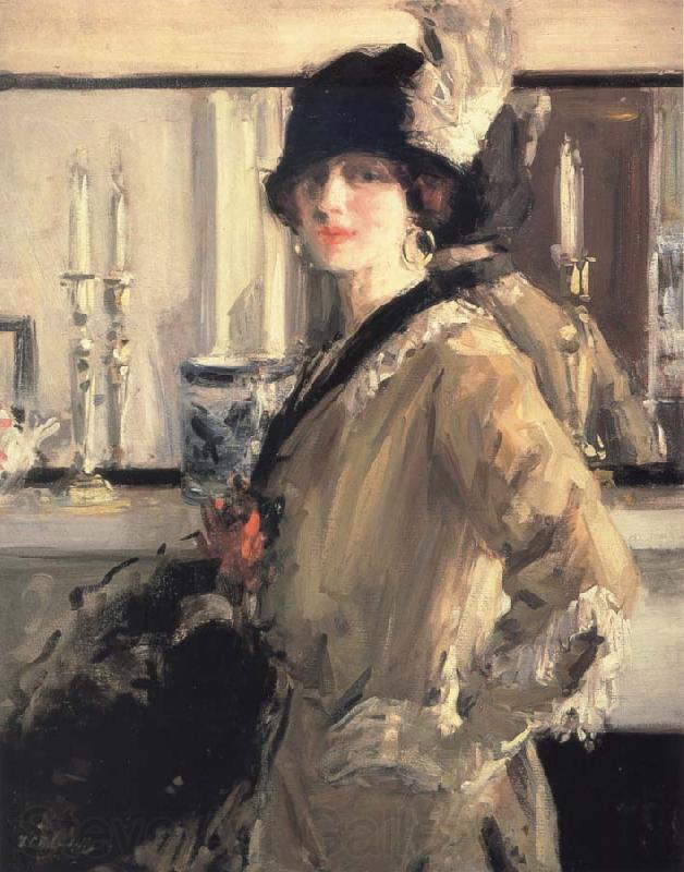 Francis Campbell Boileau Cadell The Black Hat Germany oil painting art
